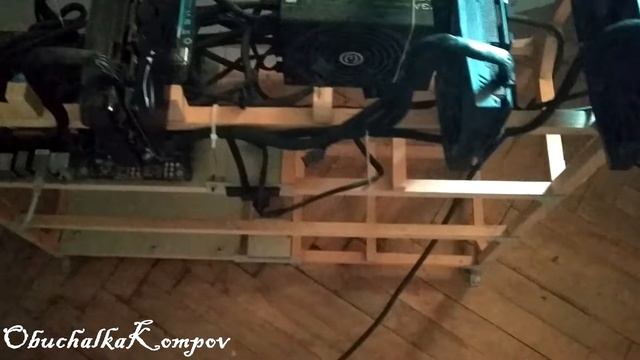 Моя вторая Майнинг Ферма 4x1070 Asus Rog Strix OC смотреть онлайн