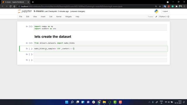 #112 - Practical - K-Means Lab Part 1 | What Is K-Means Lab | K-mean | Machine Learning Course 2022 смотреть онлайн