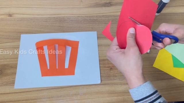 Fruit Basket Craft | DIY | Teacher crafts | Art and craft | Paper crafts | Fruit Craft | Simple смотреть онлайн