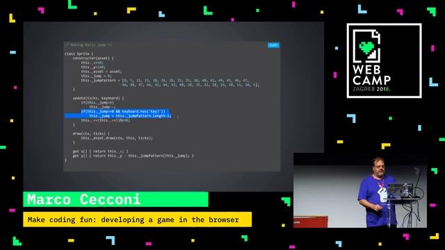 Marco Cecconi - Make coding fun: developing a game in the browser - WebCamp Zagreb 2018 смотреть онлайн