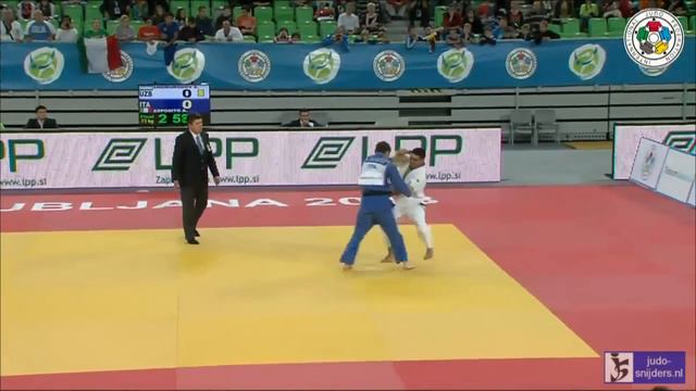 Judo 2013 World Championships Junior Ljubljana: Shomurodov (UZB) - Esposito (ITA) [-73kg] Final