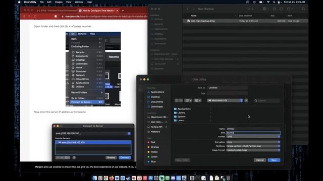 Setting up a Time Machine Backup with a SMB NAS Share смотреть онлайн