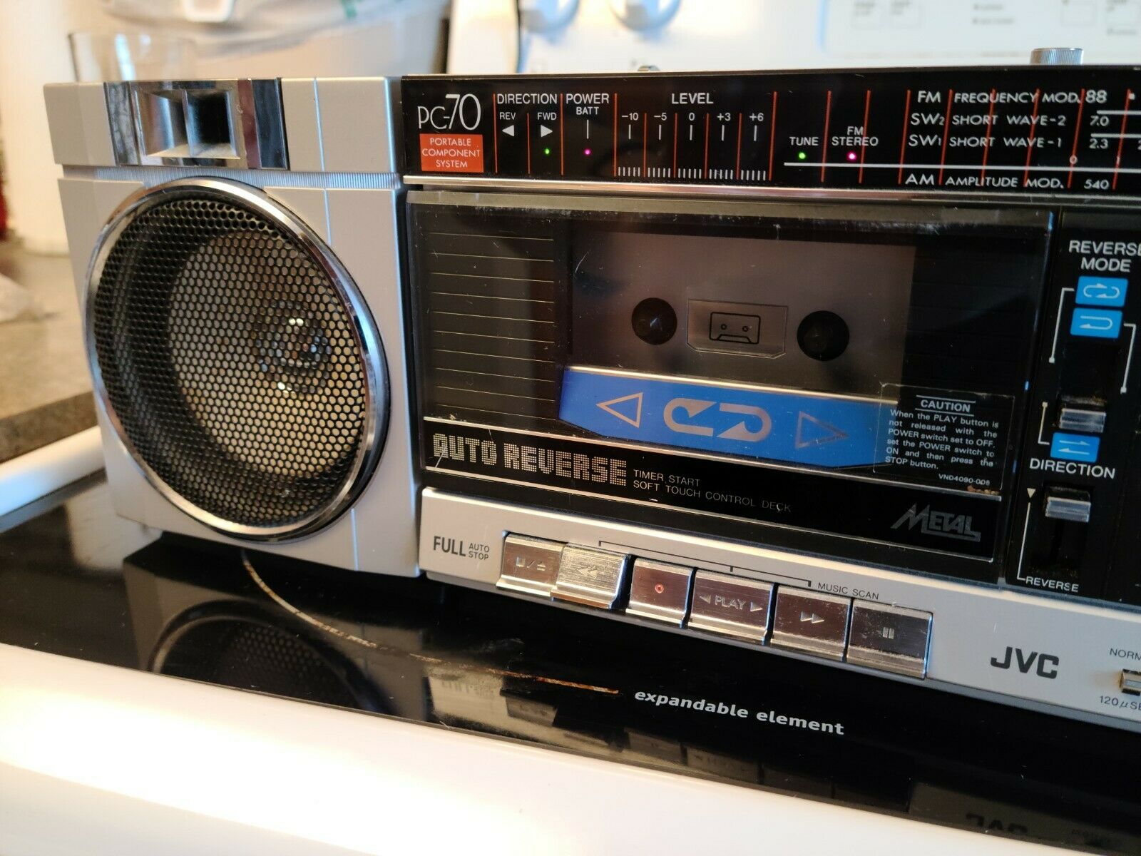 Rare JVC PC70 4-Band Stereo Portable Component System Boombox смотреть онлайн
