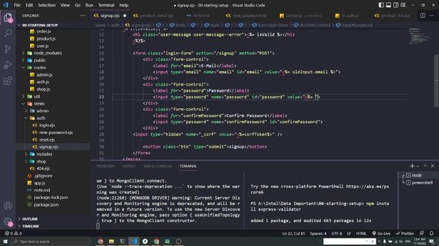 NODE + validation hoàn thiện phần logic, và css cho input khi bị lỗi 4 смотреть онлайн