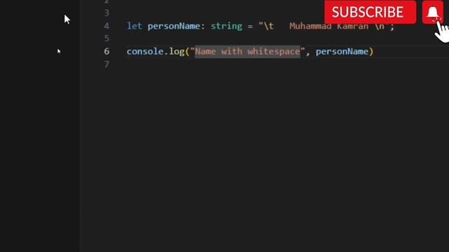 Exercise 6- how to strip whitespace in typescript? Storing and Removing Whitespace in TypeScript смотреть онлайн