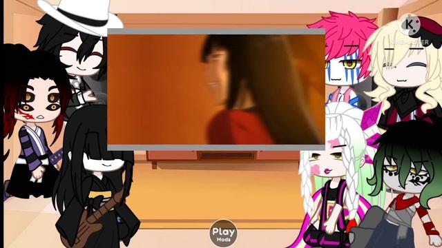 Uppermoons react to Muzan's Daughter ~Cuernitos-Chan♡ смотреть онлайн