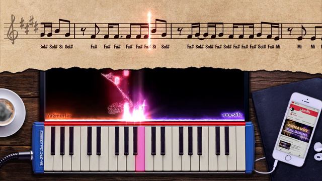 Yağmurlar - Anıl Piyancı & Perdenin Ardındakiler | Melodika & Flüt Notaları смотреть онлайн