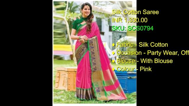 சில்க் காட்டன் சாரீஸ்|Silk cotton sarees catalogue in Jeyachandran textiles pallikaranai| смотреть онлайн