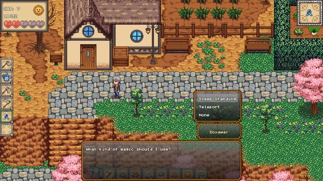 Upgrading the Hammer! and finally fishing! Fantasy Farming Orange Season-ep5- смотреть онлайн