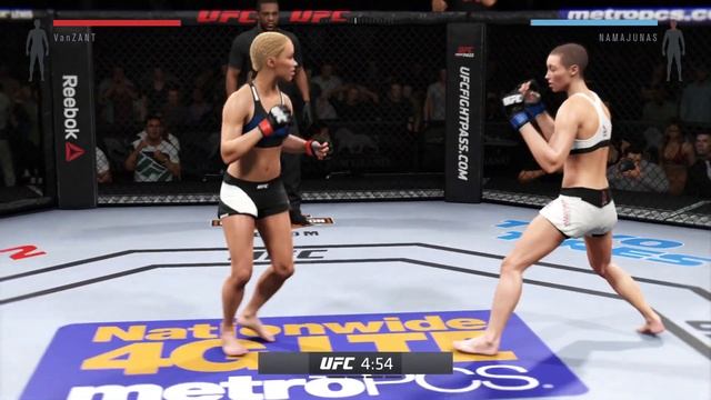 UFC 2 РОУЗ НАМАЮНАС VS ПЕЙДЖ ВАНЗАНТ CPU VS CPU смотреть онлайн