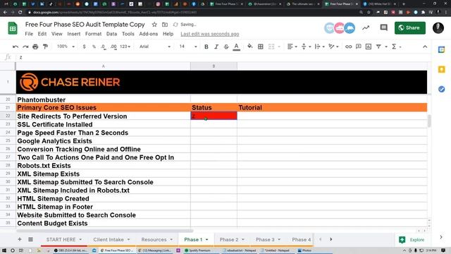 Make $800 Every Day With a Google Sheets SEO Checklist смотреть онлайн