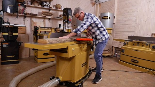 Powermatic PJ-1285 HH Идеальный фуговальный станок с ножевым валом helical смотреть онлайн