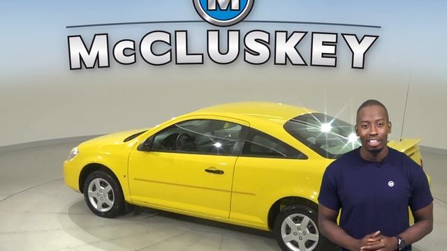 G13796FP Used 2007 Chevrolet Cobalt LS FWD 2D Coupe Yellow Test Drive, Review, For Sale -
