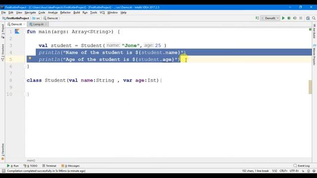 Kotlin for Beginners 26 - Primary Constructor смотреть онлайн
