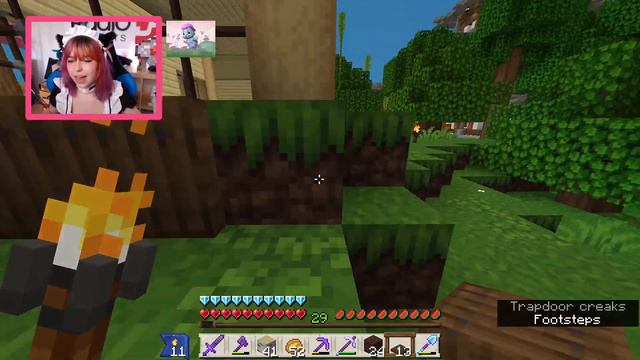Making a Minecraft MAID CAFE Live!!! Come Join!! смотреть онлайн