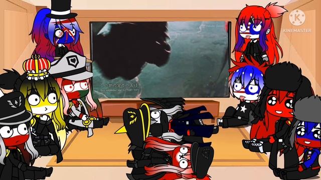 Countryhumans react to Soviet March - 1980's Soviet Army смотреть онлайн