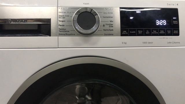 Bosch Seri 4 WGA244X0TR çamaşır makinesi nasıl kullanılır ve detaylı tanıtımı 9 kg 1400 devir смотреть онлайн