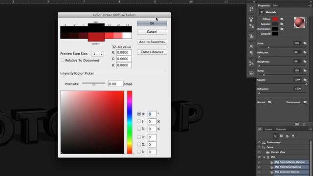 How to Create 3D Chrome Text in Photoshop смотреть онлайн