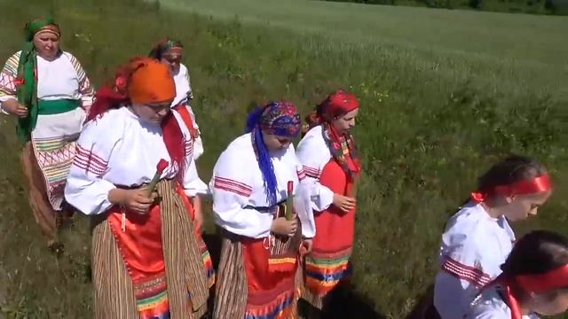 Похороны Русалки обряд с Большая Верейка Большеверейский СДК
