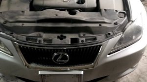 Как снять передний бампер lexus is 250