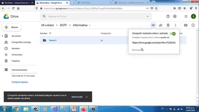 Aula Virtual 09 - Uso del Google Drive para Recoger Trabajos смотреть онлайн