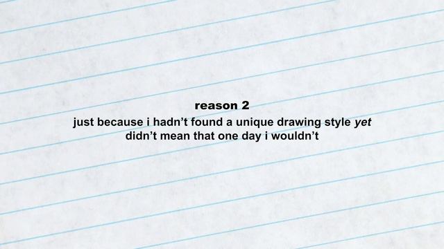 Advice for people who feel like their art isn't unique смотреть онлайн