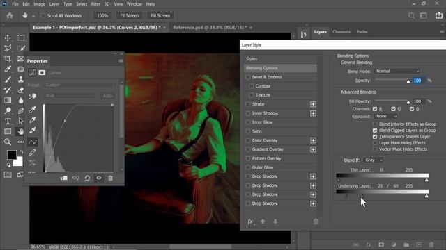 The EVIL Red-Green Color Grade with Photoshop! смотреть онлайн