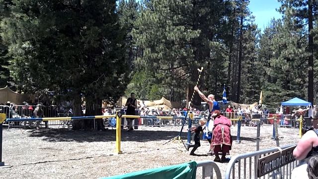 The Blue Knight versus the Black Knight. смотреть онлайн