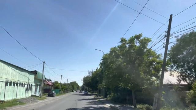 23/Казахстан,г.Шымкент. Прогулка на машине по улицам города. ул. Диваева (Шмидта). смотреть онлайн
