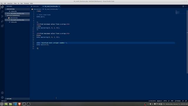 PHP Tutorial 2022 | 6 - Math Functions смотреть онлайн