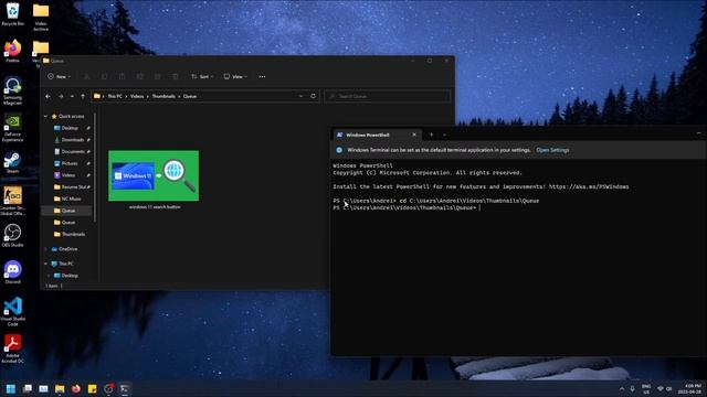 How to Open a File Path in Terminal (Windows 11)! смотреть онлайн