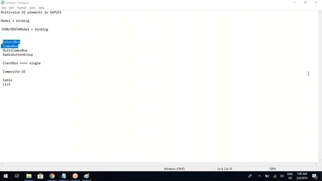 11 Binding Concept, Multivalue UI elements with JSONModel + binding смотреть онлайн