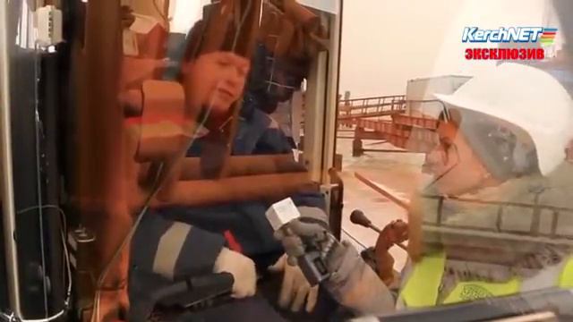 Керченский мост сегодня 28 12 2016 Великая страна, великие мосты . смотреть онлайн