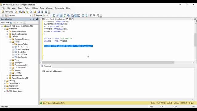 TUTORIAL SQL SERVER 2008 BAGIAN KE 17 (Create - Drop and Truncate Table) смотреть онлайн