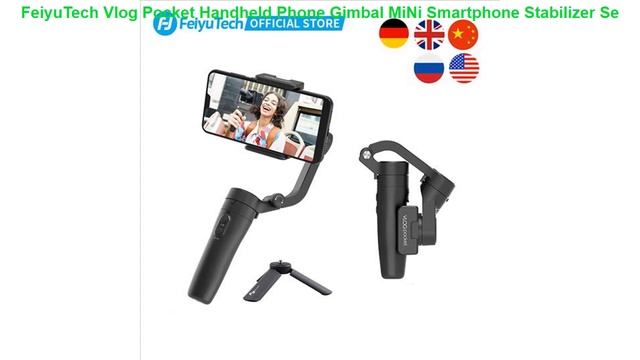 FeiyuTech Vlog Pocket Handheld Phone Gimbal MiNi Smartphone Stabilizer Se смотреть онлайн