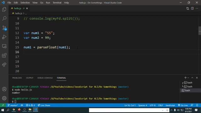 10. parseFloat() & parseInt() || JavaScript For Web Development || Javascript Tutorial Bangla смотреть онлайн