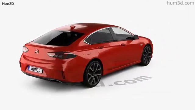 Opel Insignia GSi 2017 3D model by Hum3D.com смотреть онлайн