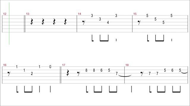 Richard Marx - Right Here Waiting / Guitar Solo Tab+BackingTrack