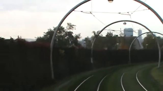 Чехия. Прага. Трамвай номер 14 остановка K Barrandovu смотреть онлайн