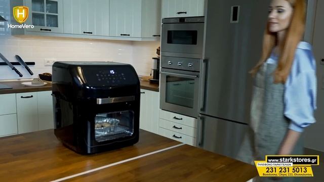 HomeVero HV-AF12XL Ψηφιακή Φριτέζα Αέρος - Φουρνάκι 12Lt 1800W смотреть онлайн