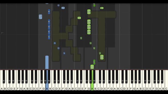 Fever Pitch [Undertale Yellow] - Medium Mode [Piano Tutorial] (Synthesia) смотреть онлайн