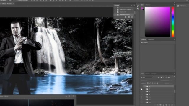 // Как использовать цветокорекцию в фотошопе? // Короткий обзор // смотреть онлайн