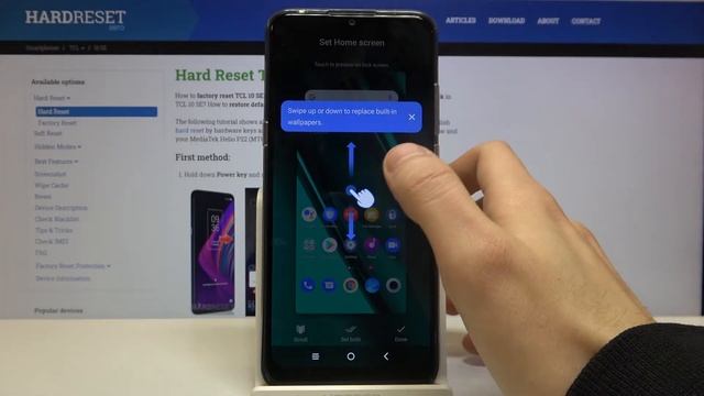 How to Refresh Display in TCL 10 SE - Change Wallpaper смотреть онлайн
