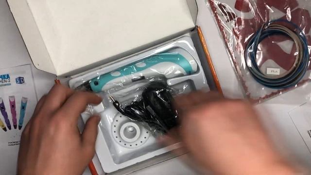 Видео обзор: 3D ручка Smart 3D Pen 2 c LCD дисплеем. Цвет: голубой смотреть онлайн