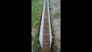 Забор своими руками, несъемная опалубка, опалубка из шиферного листа