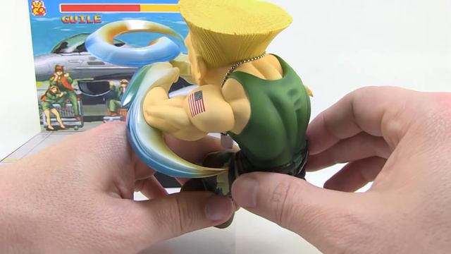 Street Fighter Guile TNC-04 BigBoysToys Figure with Display Base Video Review смотреть онлайн