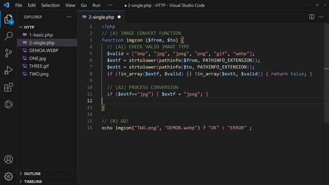 How to Convert Image Format In PHP смотреть онлайн