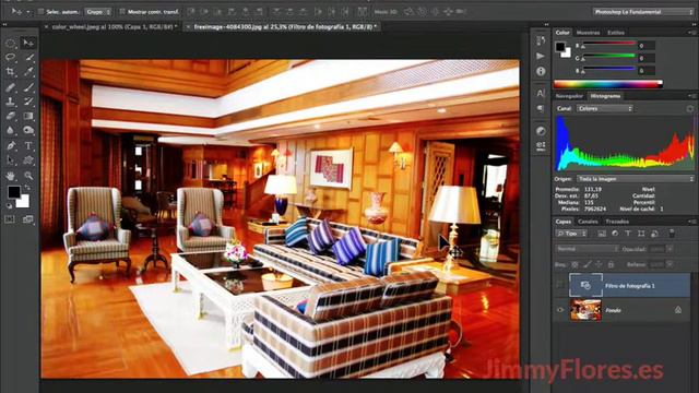 Dominantes de color 8-1 Tutoriales Photoshop Online GRATIS смотреть онлайн