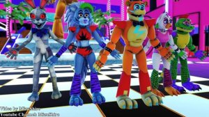 【MMD FNAF】Gangnam Style - PSY【FNAF: Security Breach】【60fps】