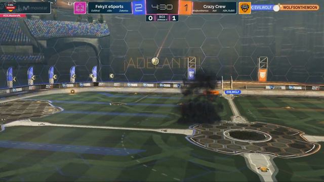 RL - Fekyx vs Crazy Crew - ESL Masters España Rocket League S2 - Jornada 4 смотреть онлайн